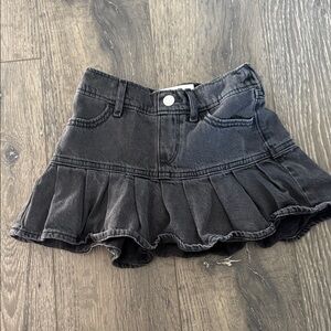 Abercrombie Kids Black Ruffled Skirt